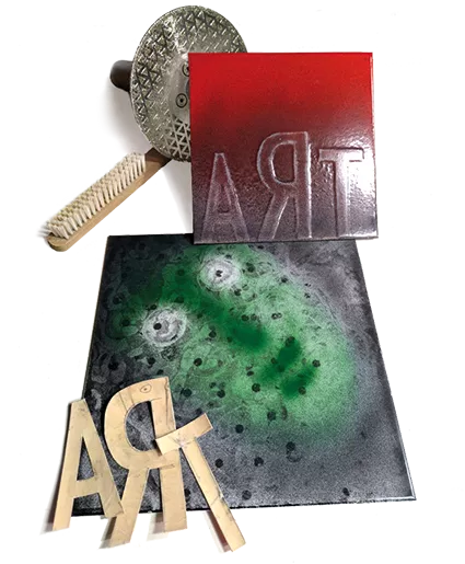 Stage « Révélation » : L'émail industriel sur acier, matière artistique.